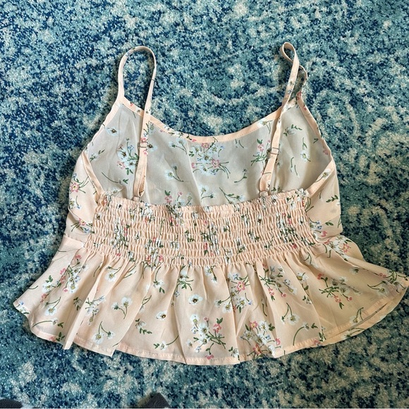 2/$20 | Peachy Floral Peplum Cami - Picture 4 of 7